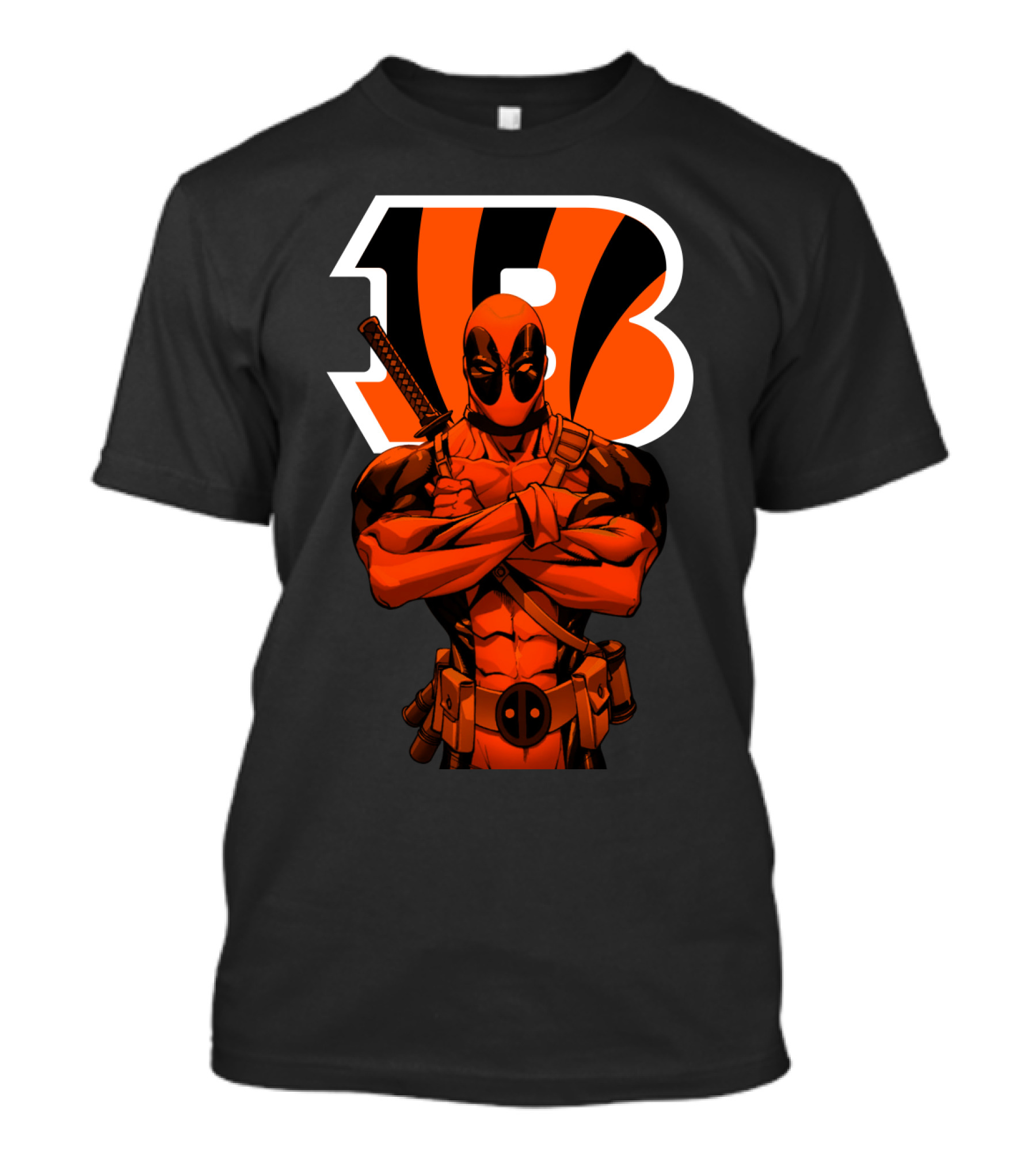 Cincinnati Bengals Deadpool Crossover Fan T-Shirt