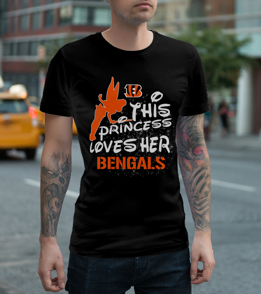 This Princess Loves Her Cincinnati Bengals T-Shirt
