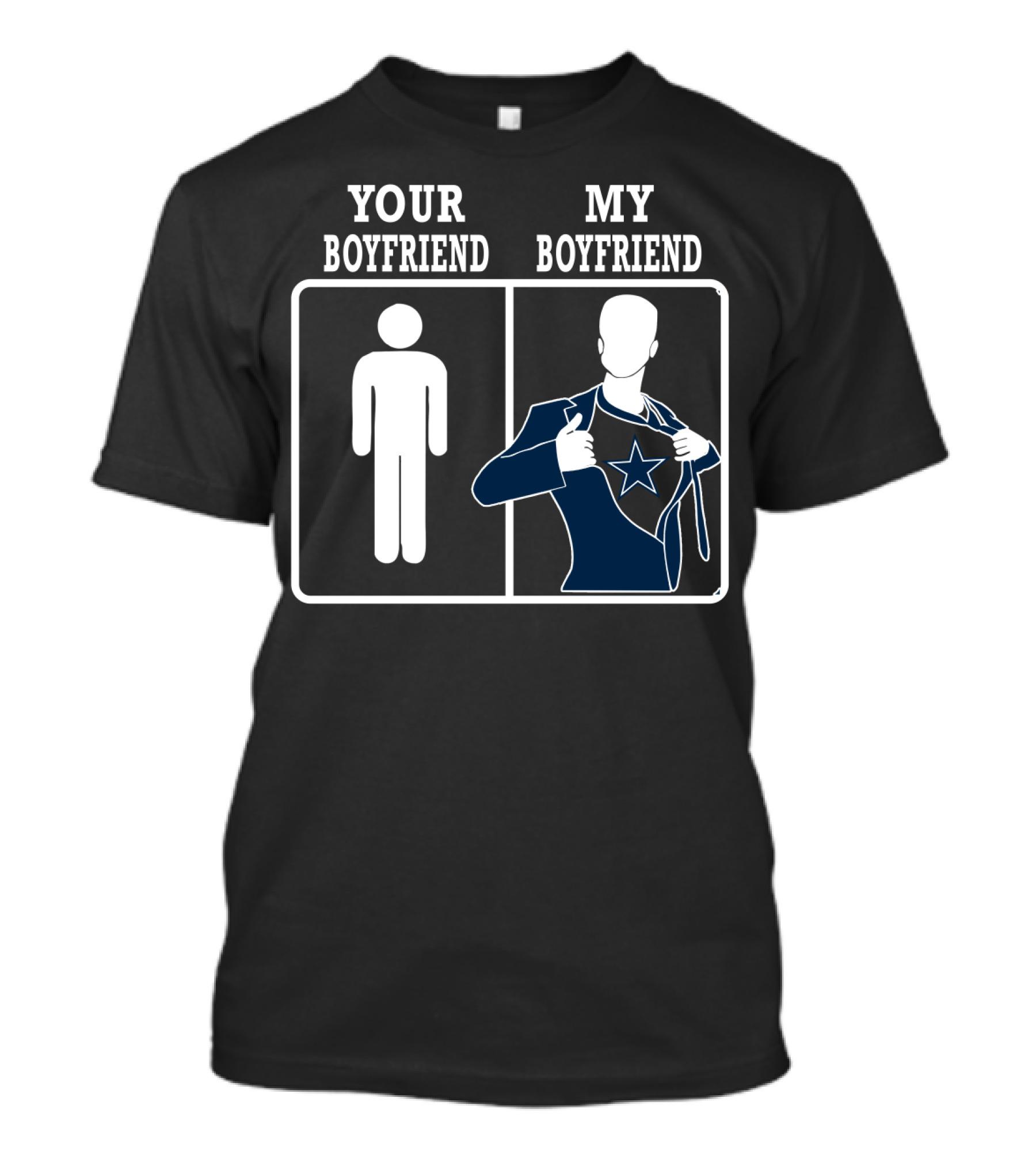 Your Boyfriend My Boyfriend Dallas Cowboys Star T-Shirt