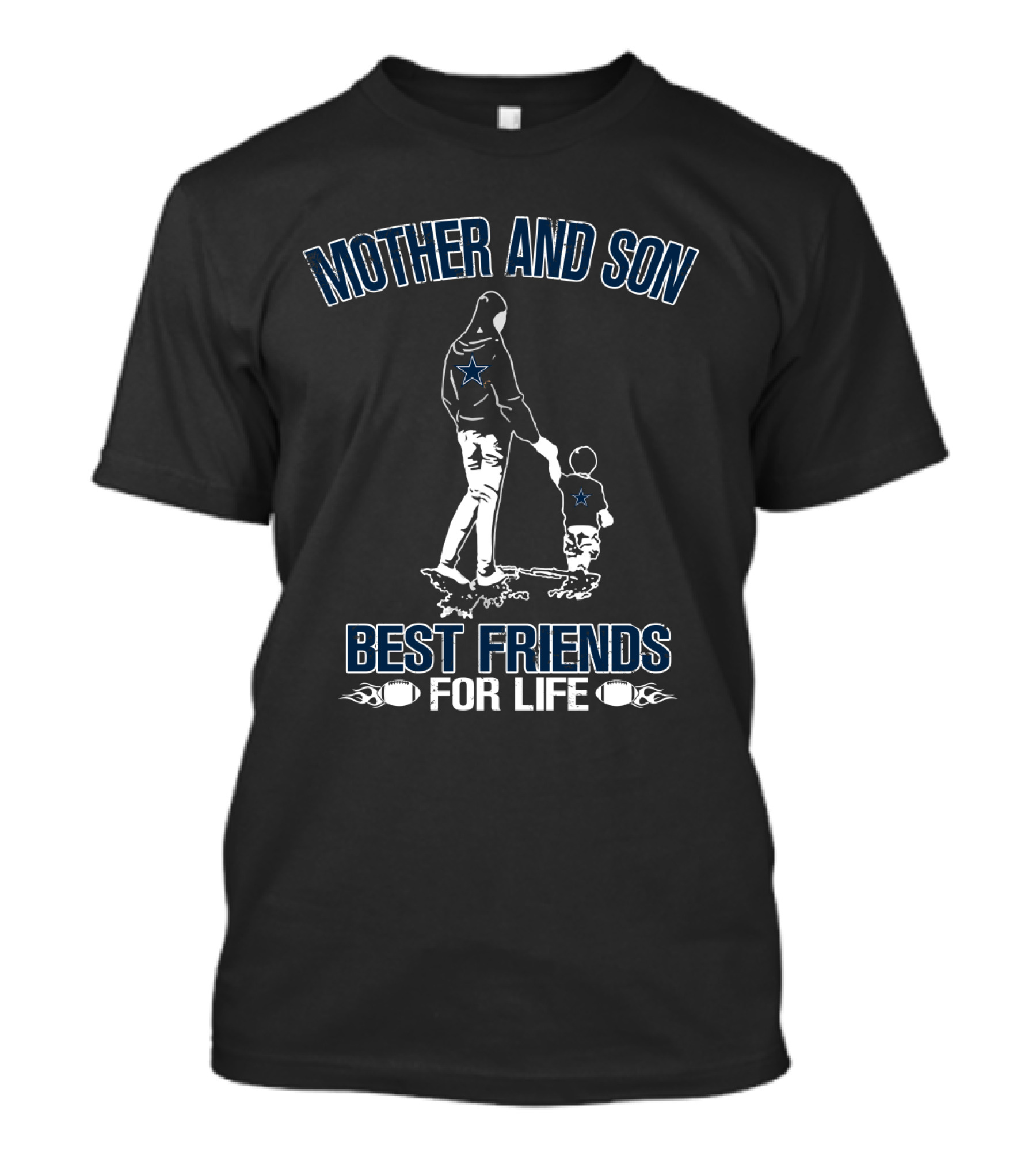 Mother And Son Best Friends For Life Dallas Cowboys T-Shirt