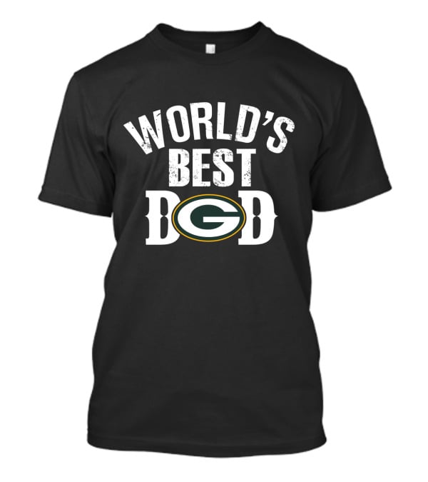 World's Best Dad Green Bay Packers T-Shirt