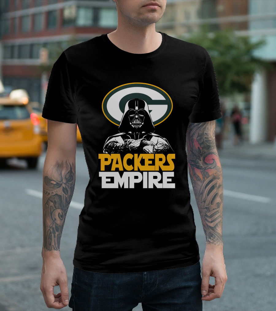 Packers Empire Green Bay Packers Darth Vader T-Shirt