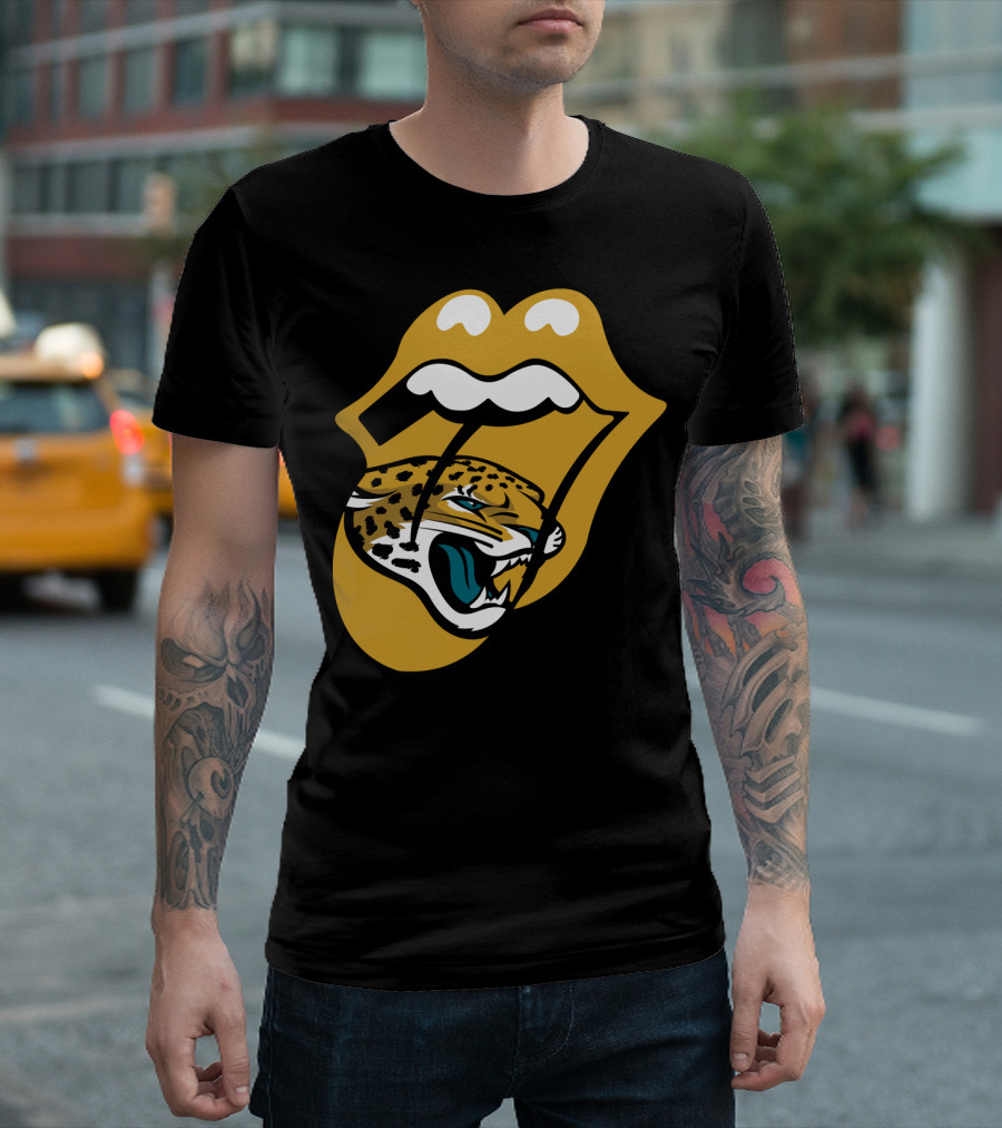 Jacksonville Jaguars Logo With Iconic Tongue T-Shirt