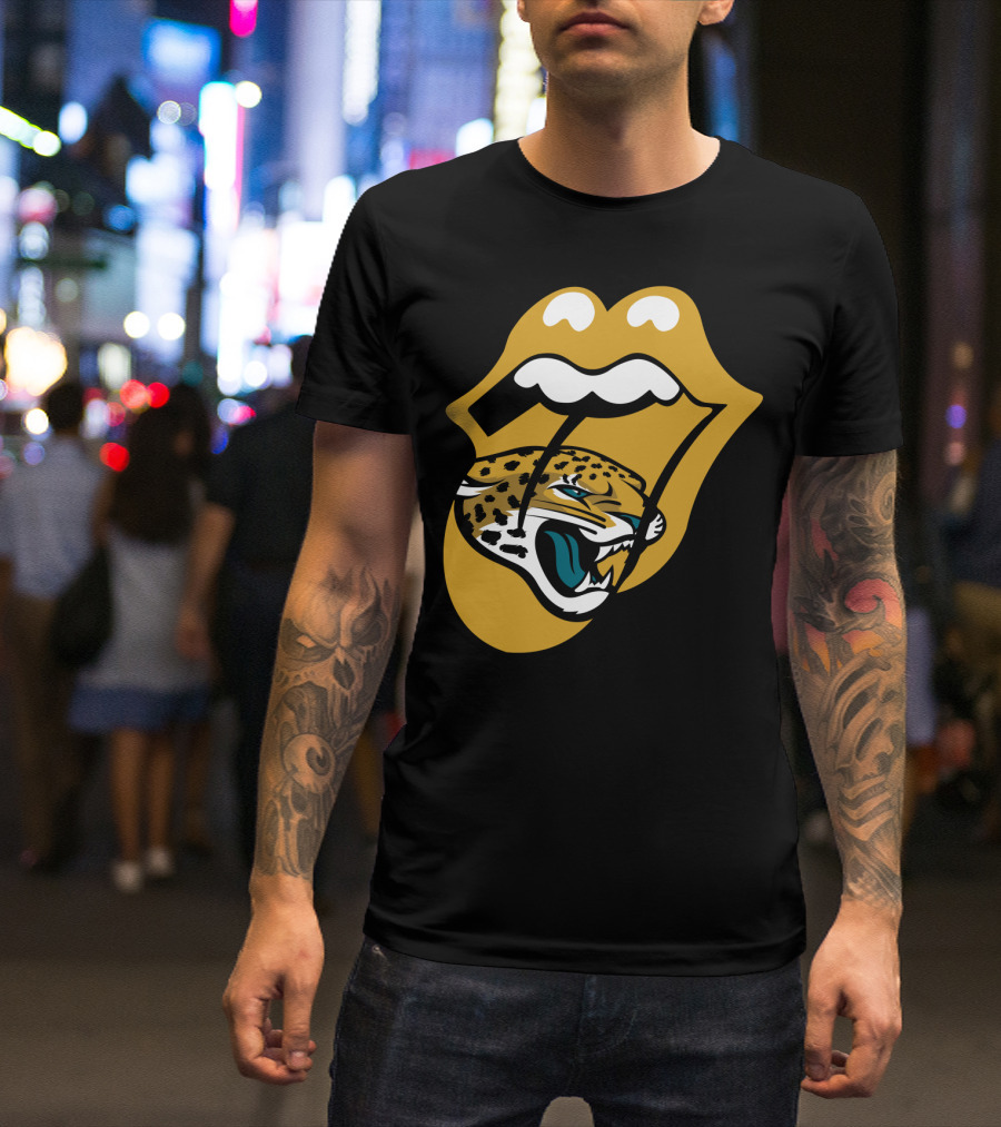 Jacksonville Jaguars Logo With Iconic Tongue T-Shirt