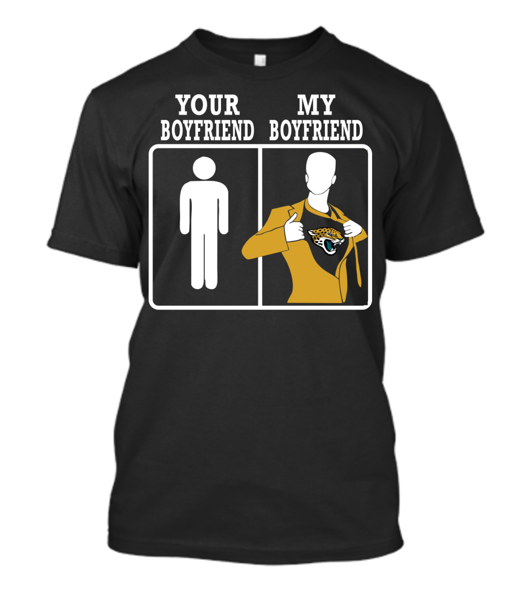 Your Boyfriend My Boyfriend Jacksonville Jaguars T-Shirt