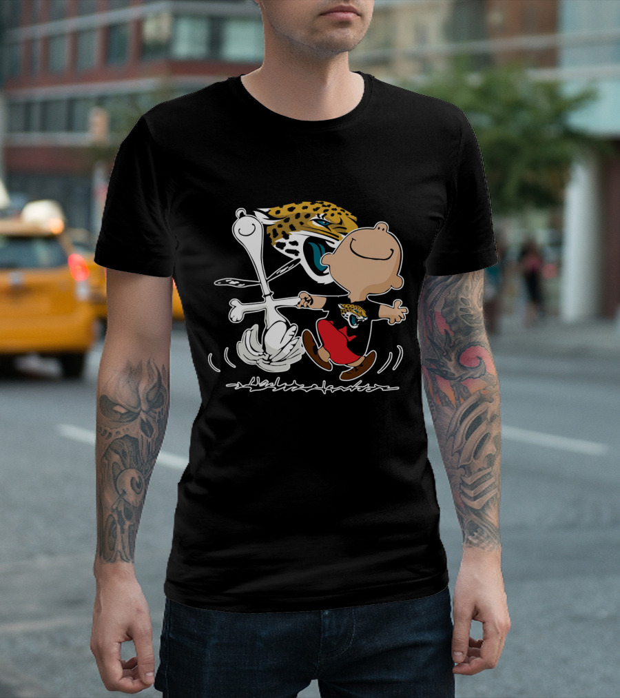 Jacksonville Jaguars Comic Dance Celebration T-Shirt