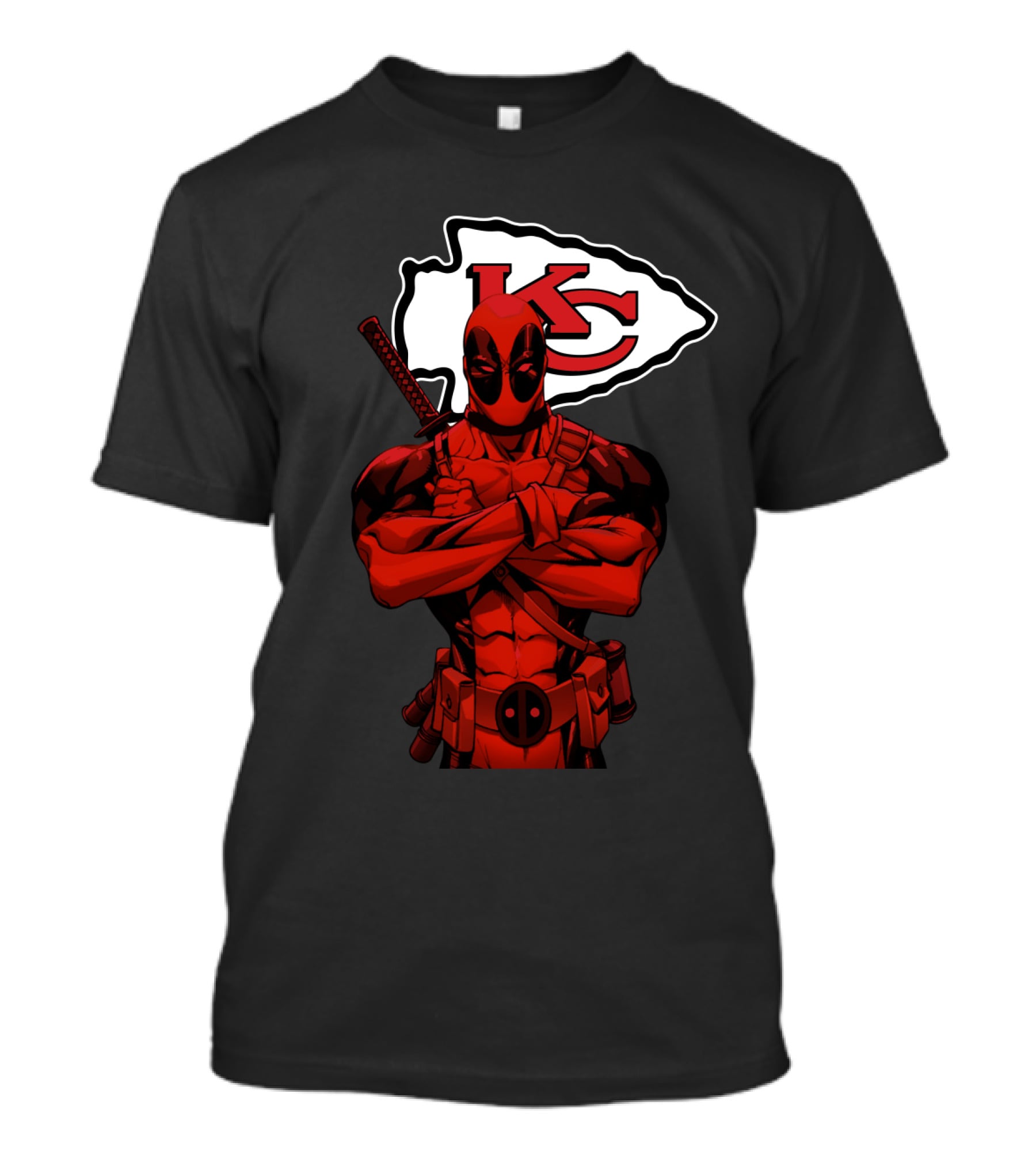 Kansas City Chiefs Kc Superhero Mashup T-Shirt