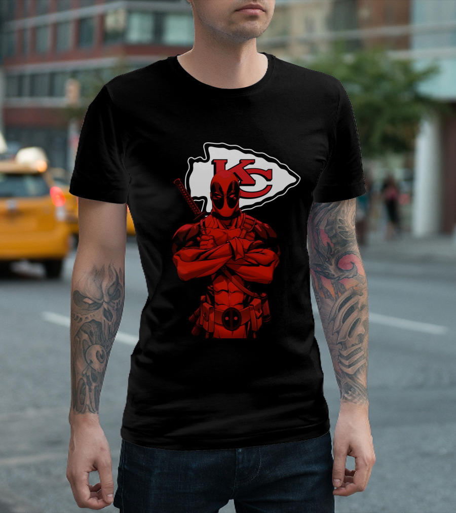 Kansas City Chiefs Kc Superhero Mashup T-Shirt