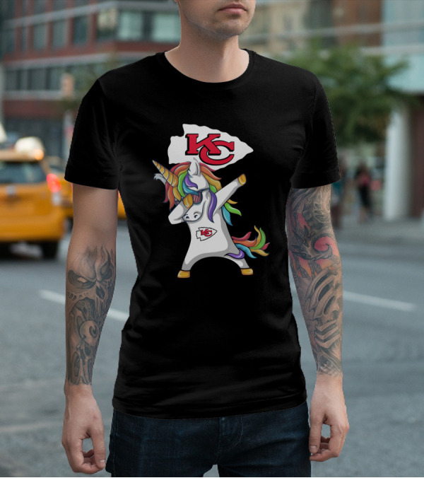 Kansas City Chiefs Unicorn Dab T-Shirt