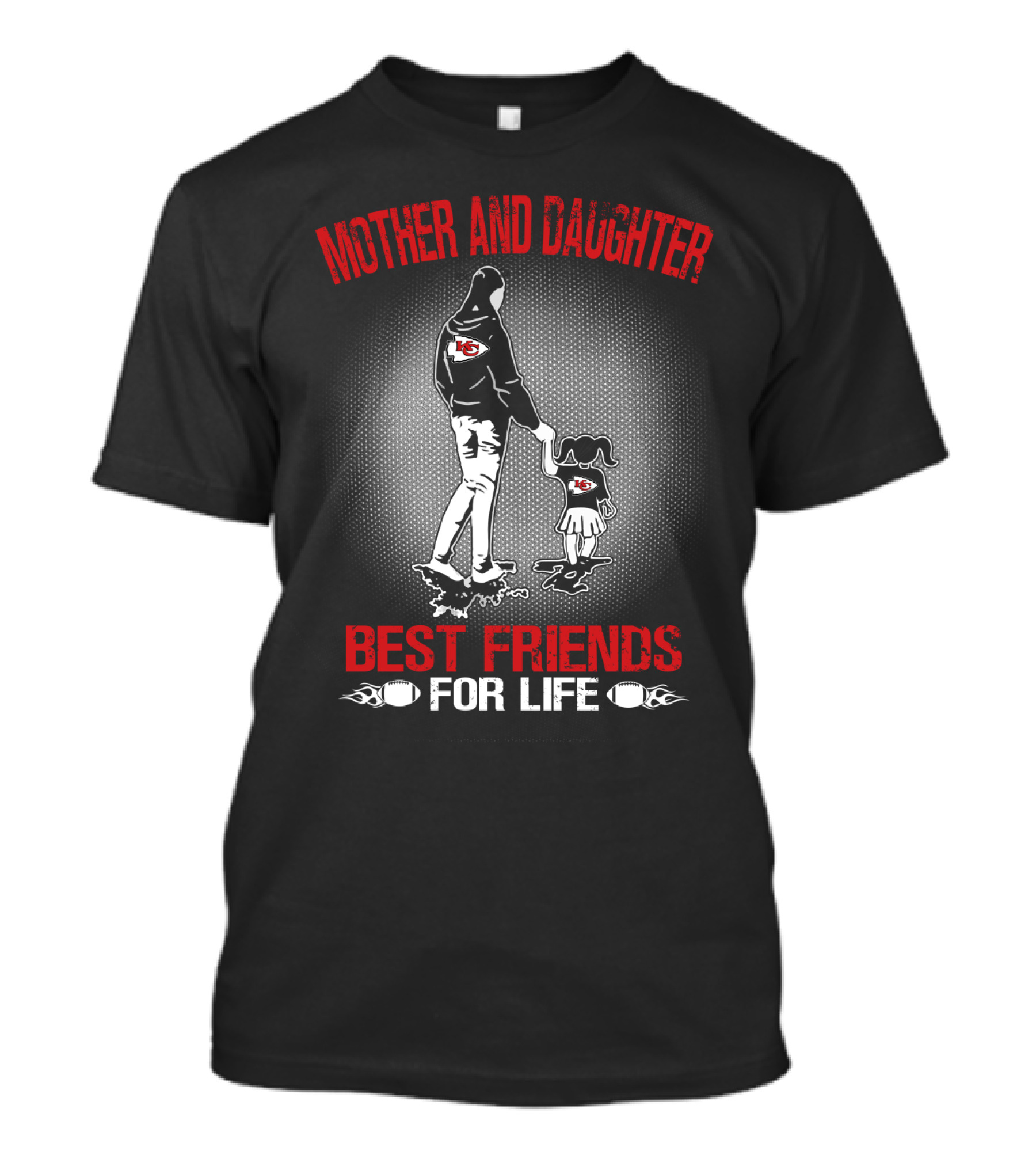 Mother And Daughter Kansas City Chiefs Best Friends For Life T-Shirt