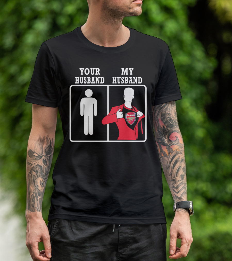 Your Husband My Husband Arsenal T-Shirt