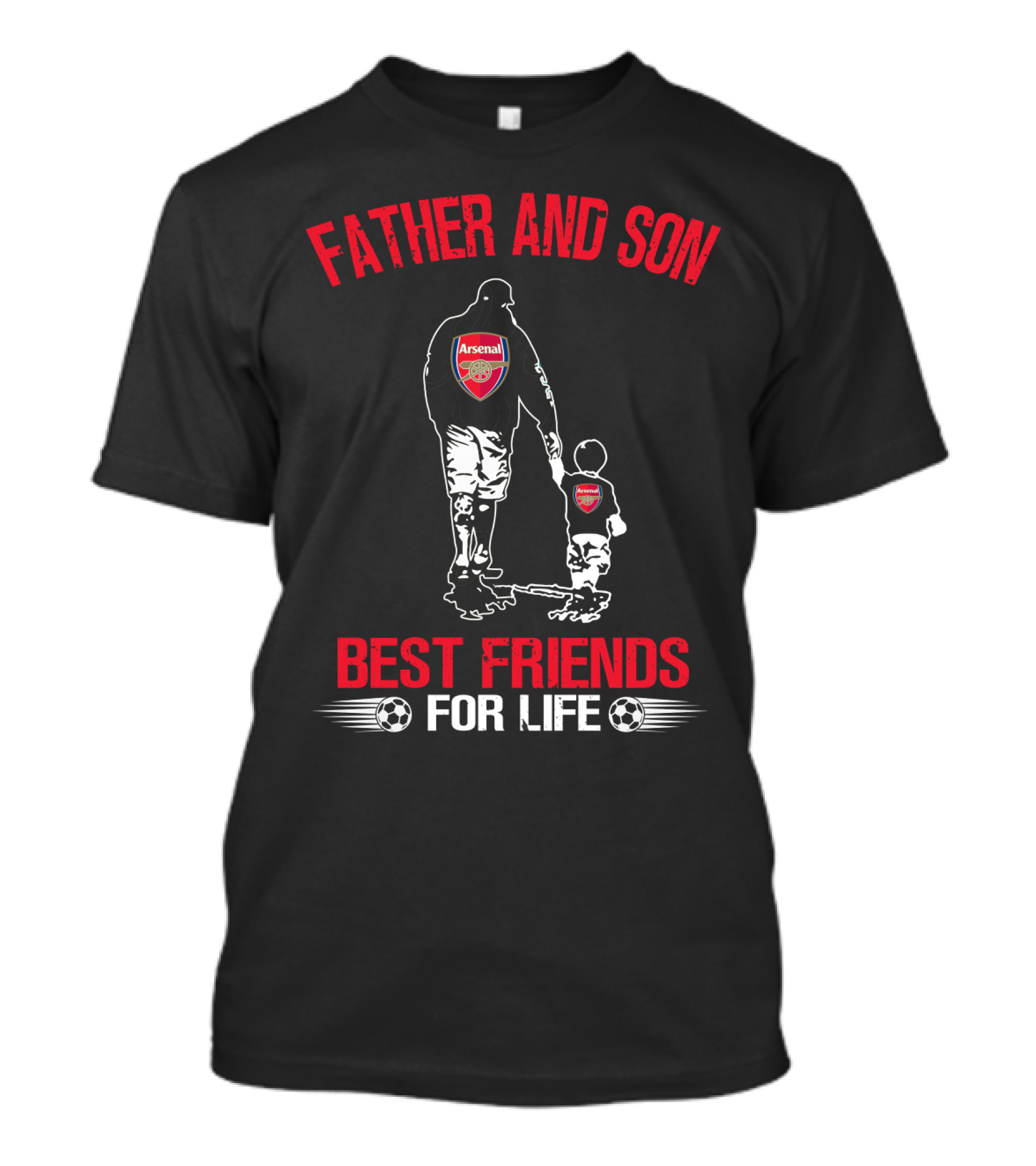 Father And Son Arsenal Best Friends For Life T-Shirt