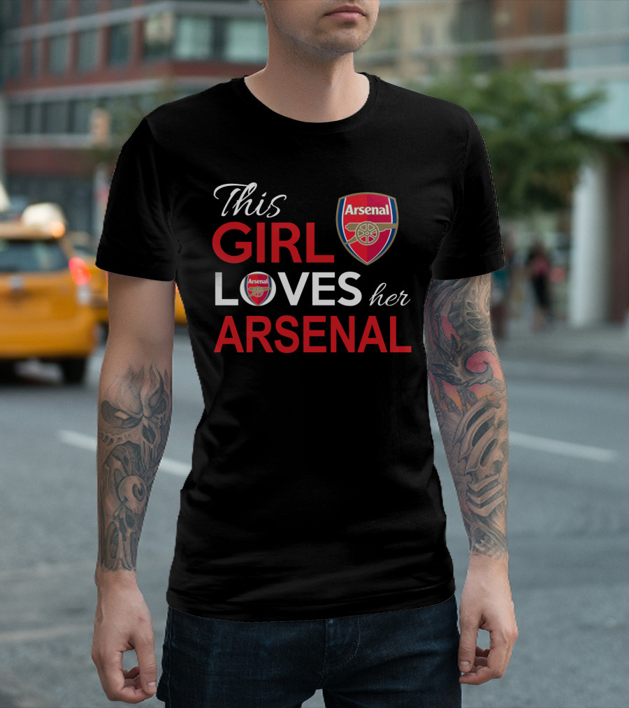 This Girl Loves Her Arsenal Arsenal T-Shirt