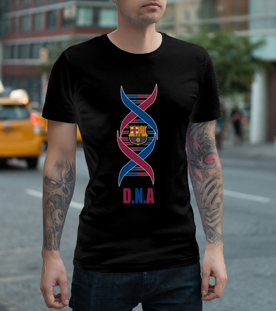 Fc Barcelona Dna Fcb Crest T-Shirt