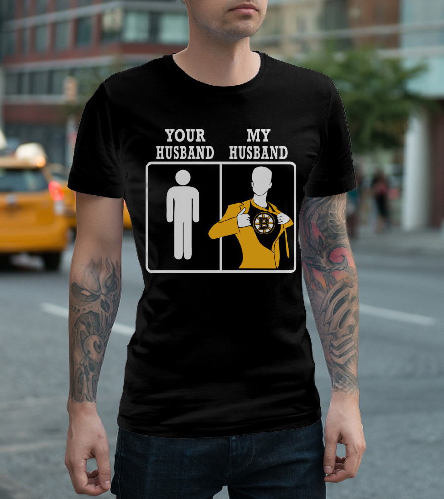 Your Husband My Husband Boston Bruins T-Shirt