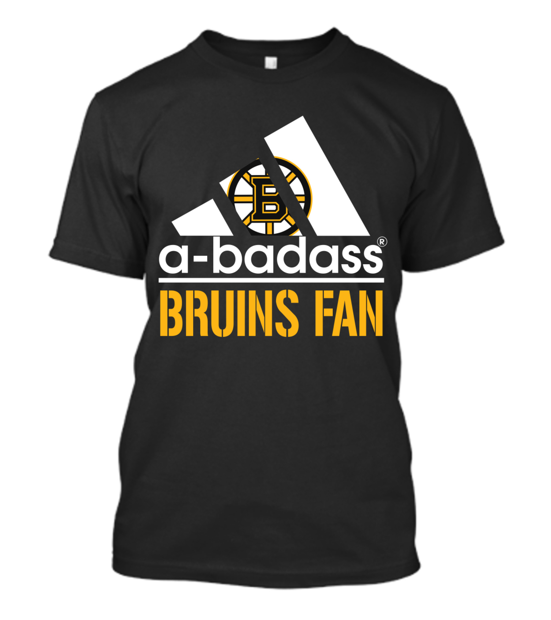 A-Badass Bruins Fan Boston Bruins T-Shirt