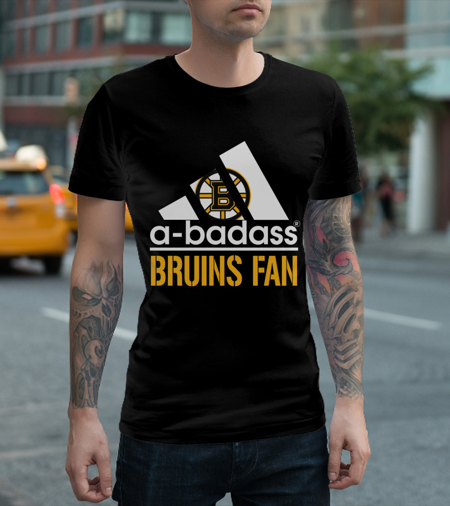 A-Badass Bruins Fan Boston Bruins T-Shirt