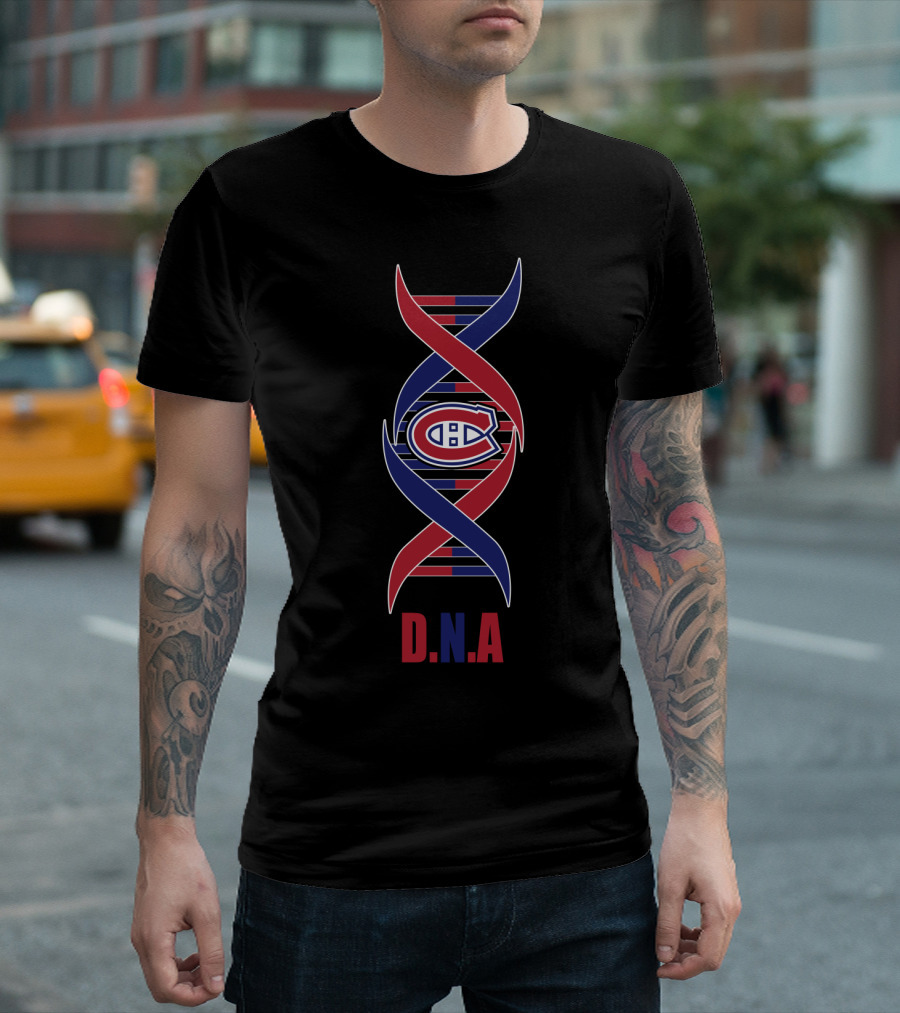 Montreal Canadiens Dna Logo Spiral T-Shirt