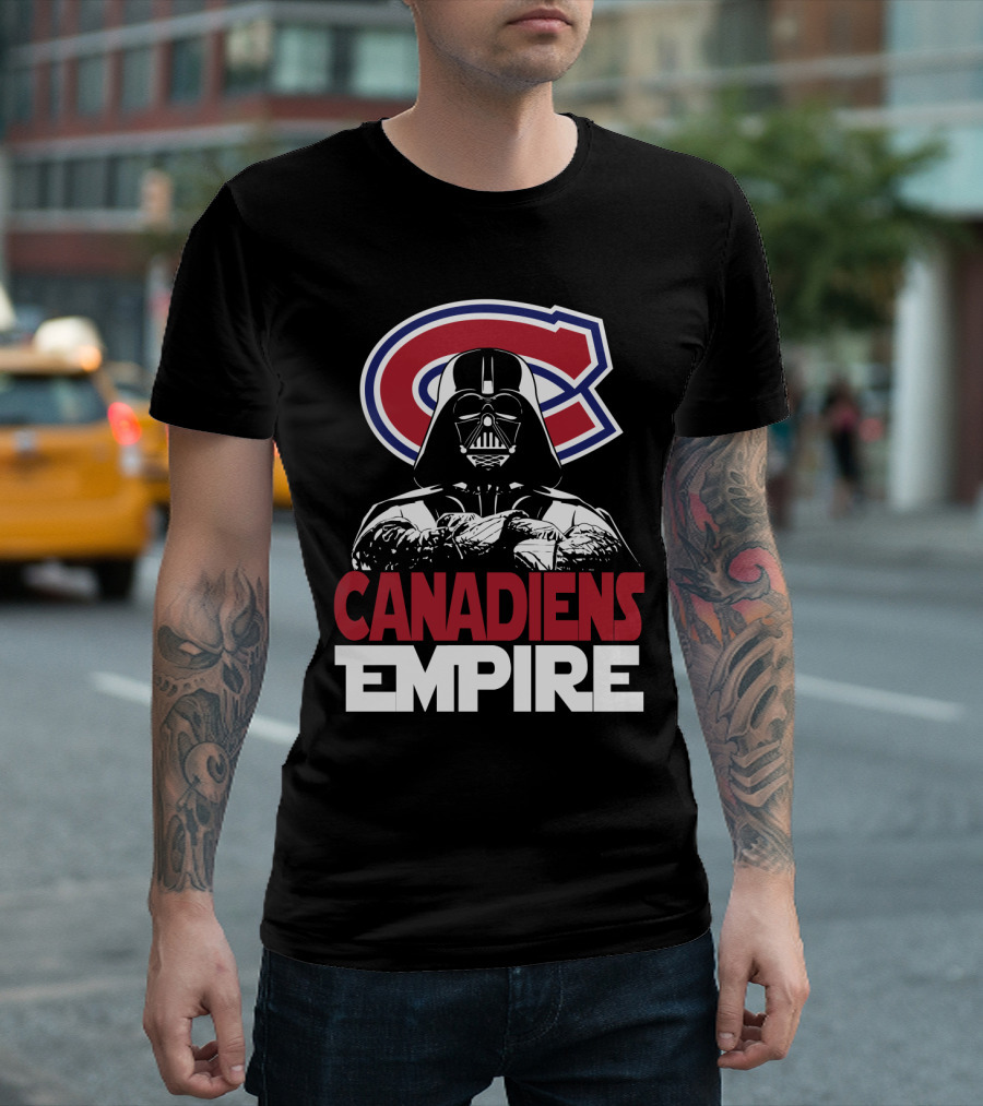 Montreal Canadiens Empire Darth Vader T-Shirt