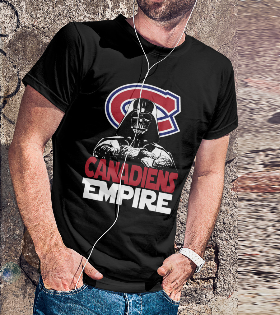 Montreal Canadiens Empire Darth Vader T-Shirt