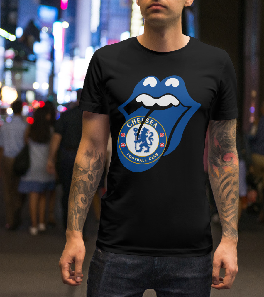 Chelsea Football Club Blue Tongue T-Shirt
