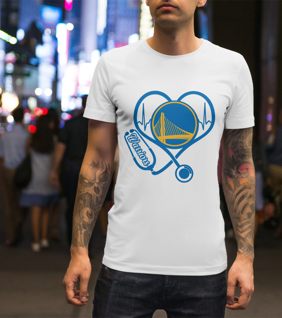Nurse Heartbeat Golden State Warriors Love T-Shirt