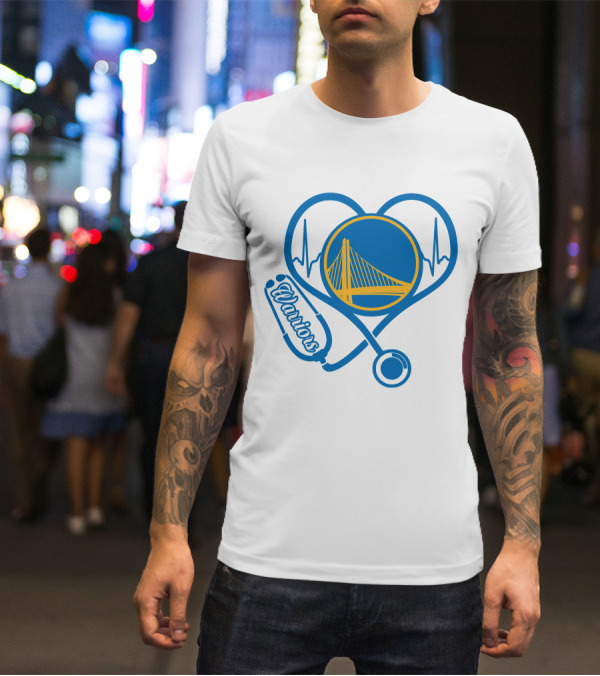 Nurse Heartbeat Golden State Warriors Love T-Shirt