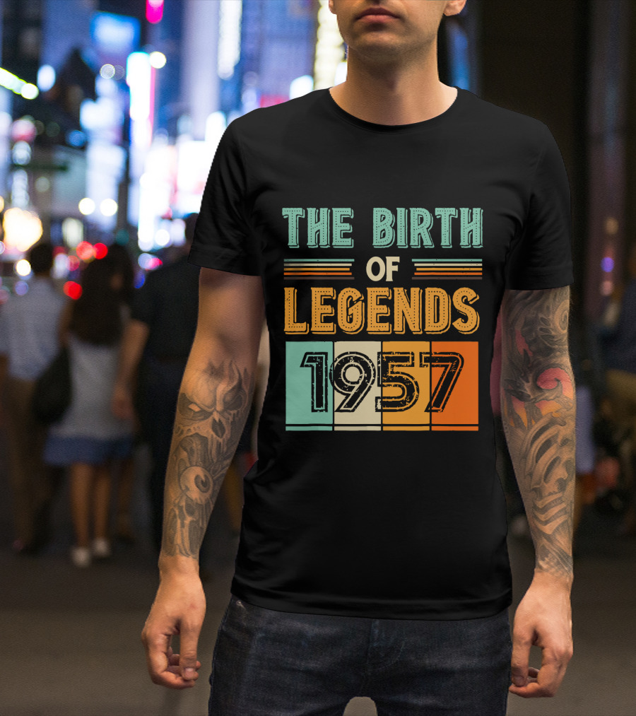 The Birth Of Legends 1957 Retro T-Shirt