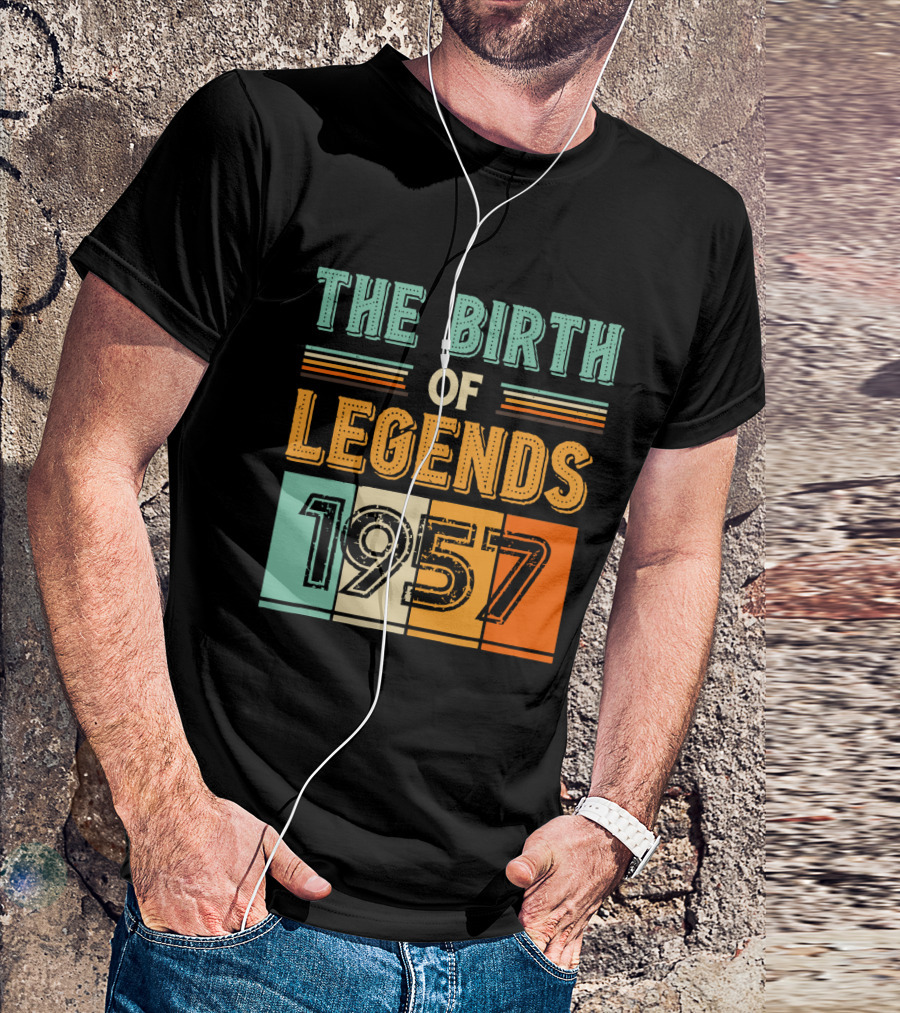 The Birth Of Legends 1957 Retro T-Shirt