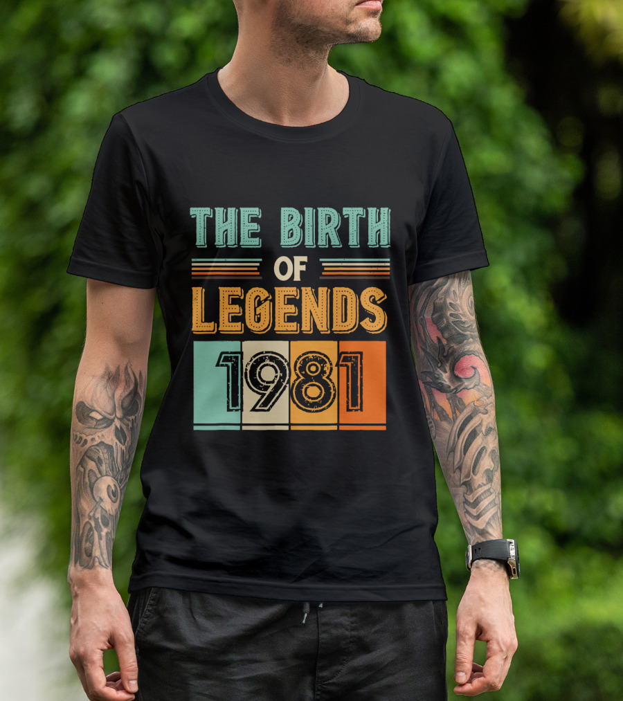The Birth Of Legends 1981 Vintage T-Shirt