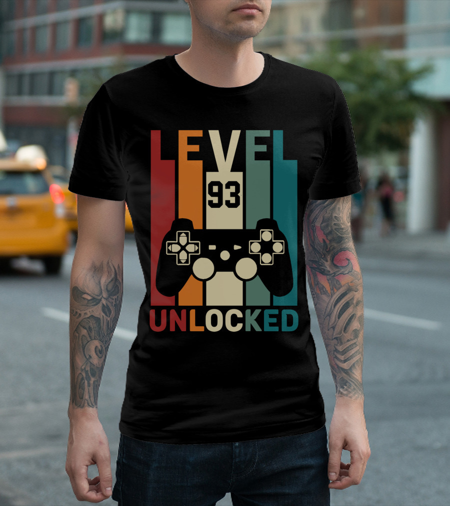 Level 93 Unlocked Gaming Controller T-Shirt
