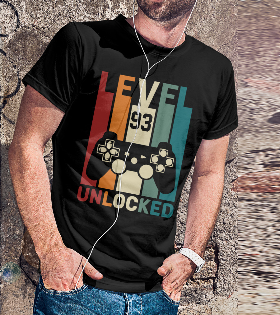 Level 93 Unlocked Gaming Controller T-Shirt