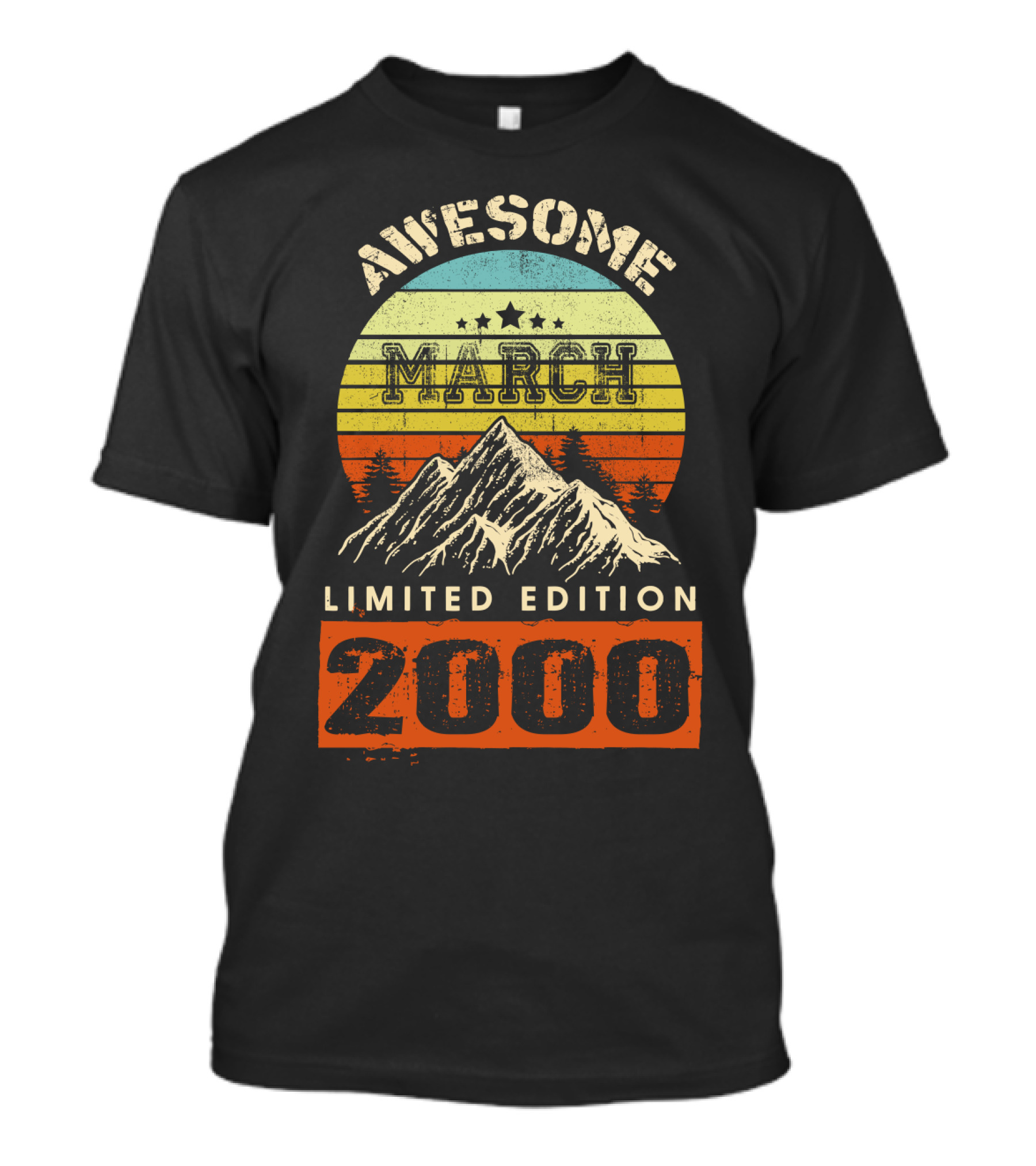 Awesome March Vintage 2000 T-Shirt