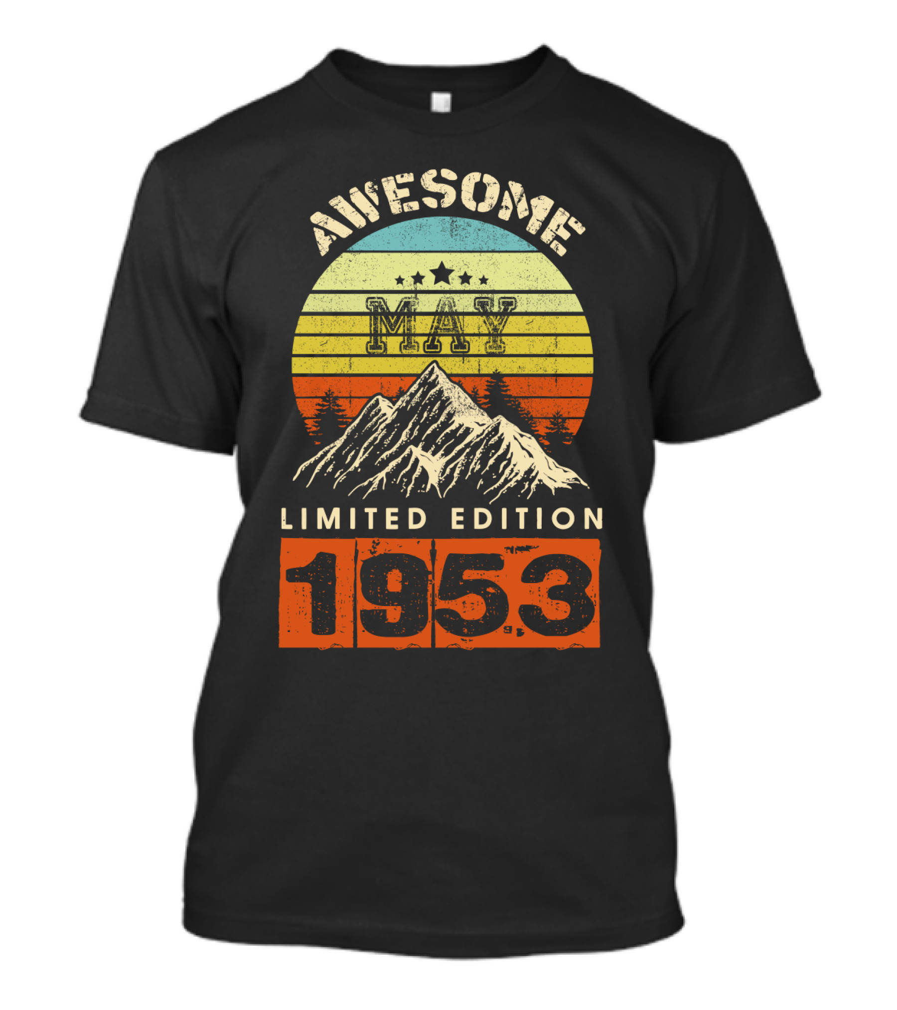 Awesome May 1953 Vintage Birthday T-Shirt