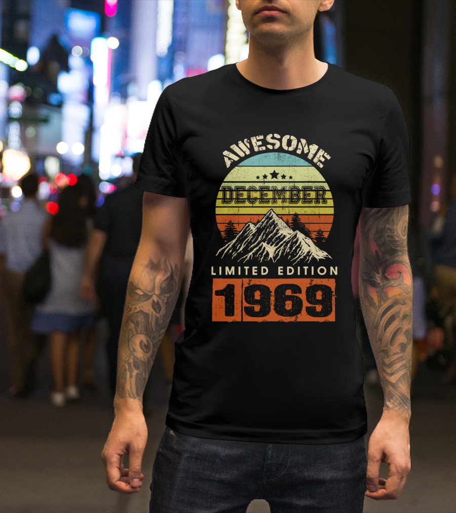 Awesome December 1969 Vintage T-Shirt