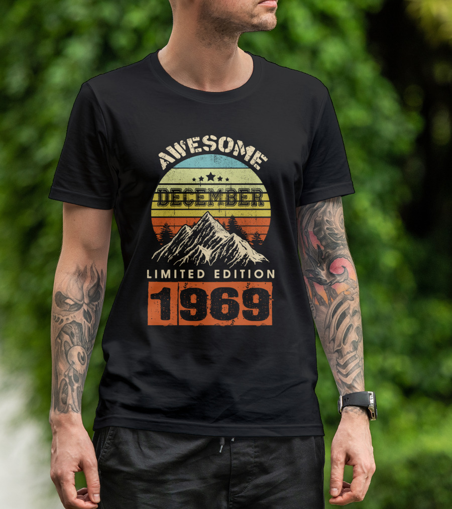 Awesome December 1969 Vintage T-Shirt