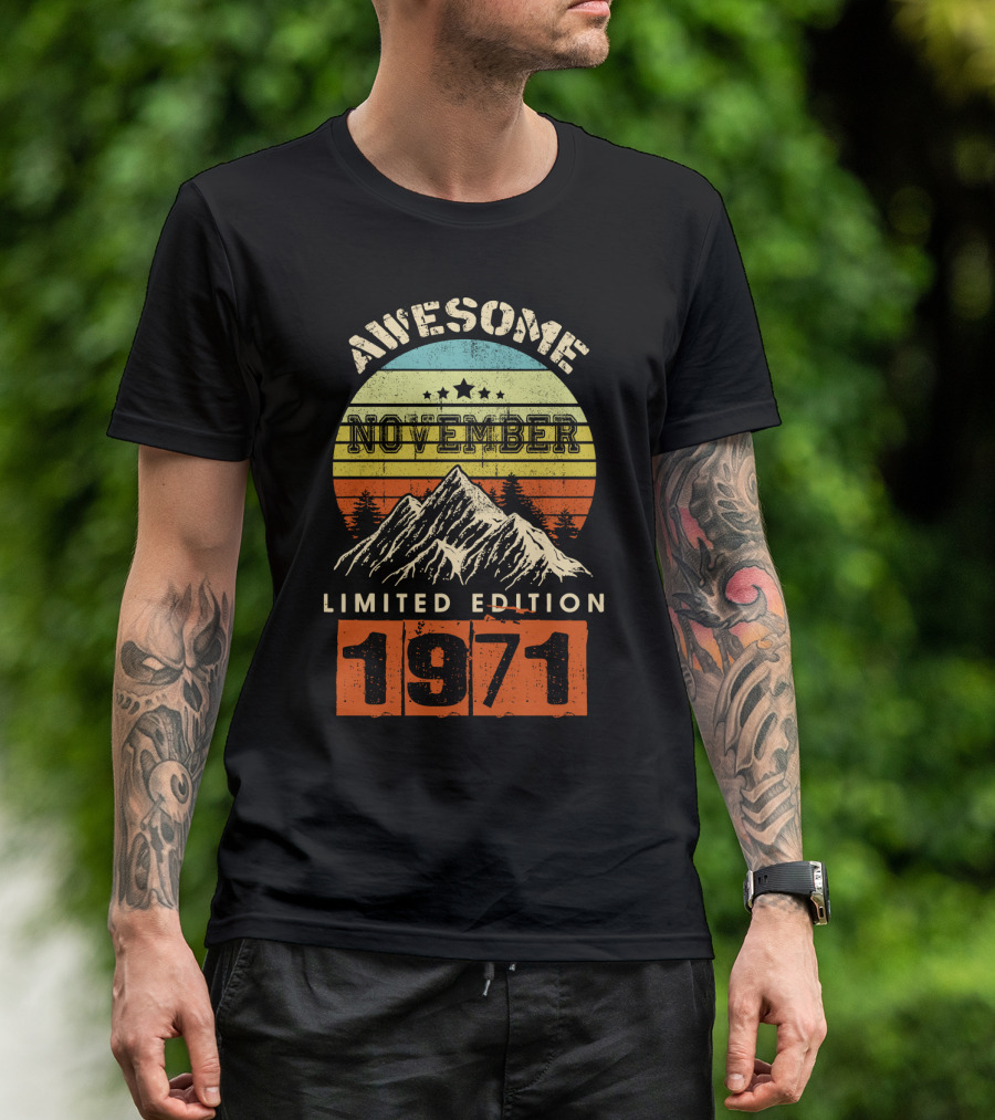 Awesome Vintage November 1971 T-Shirt