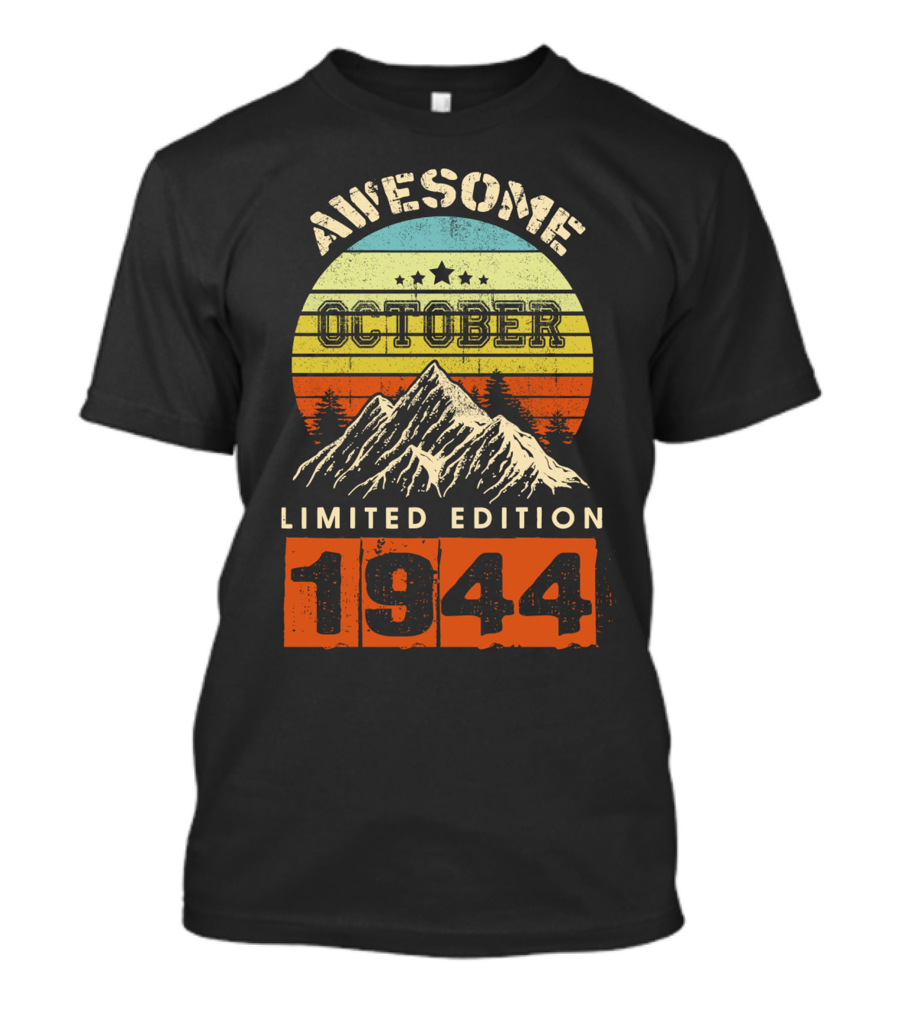 Awesome October 1944 Vintage Birthday T-Shirt