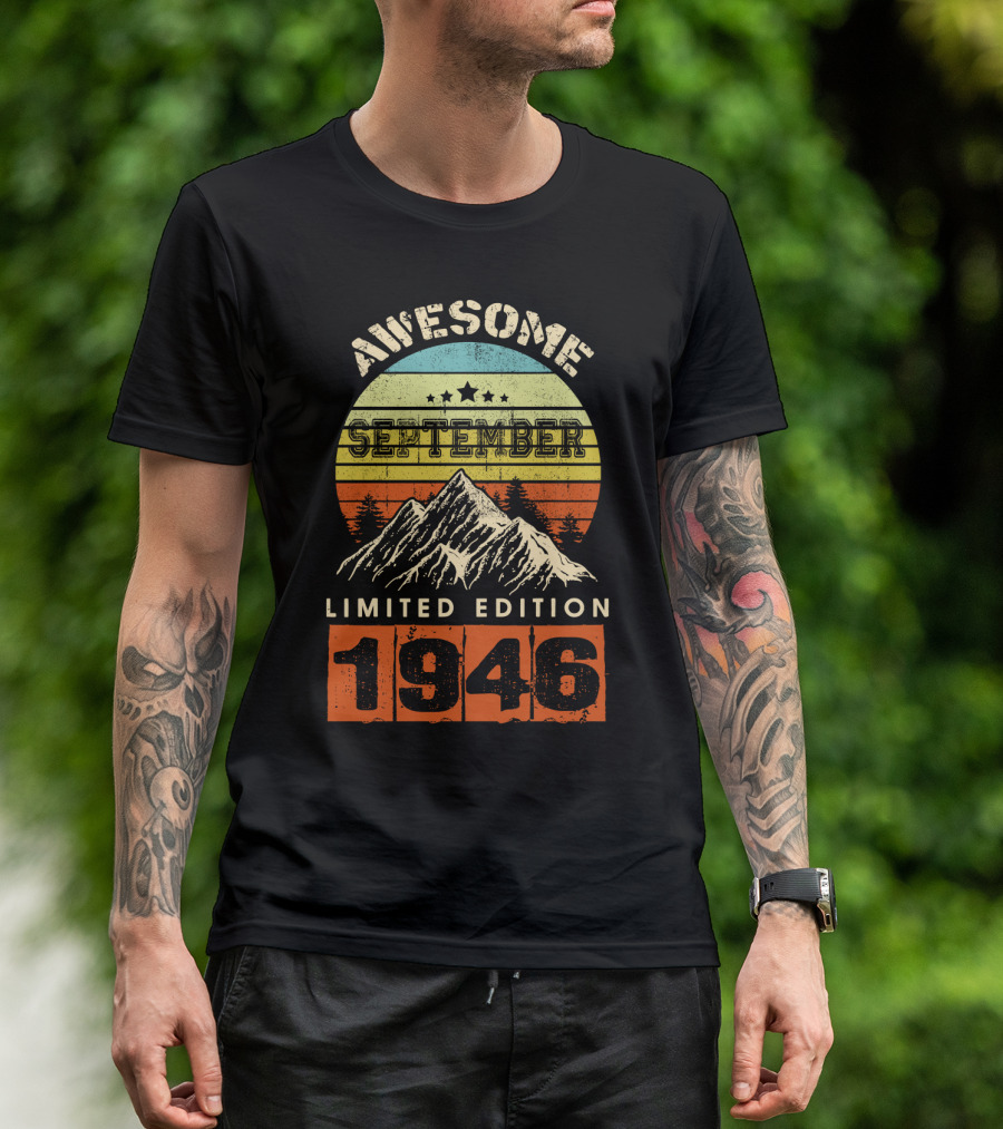 Awesome September 1946 Vintage T-Shirt