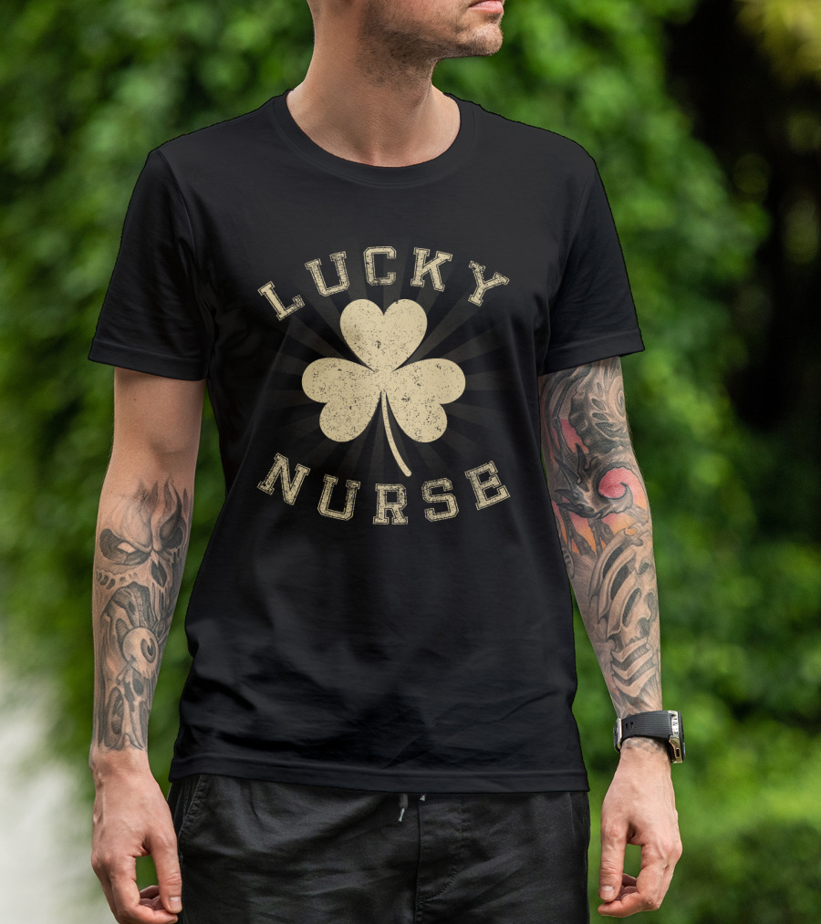 Lucky Nurse Patrick Shamrock T-Shirt