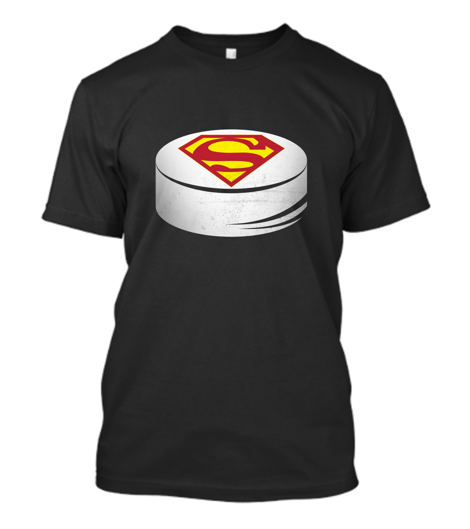 Superman Hockey Puck T-Shirt