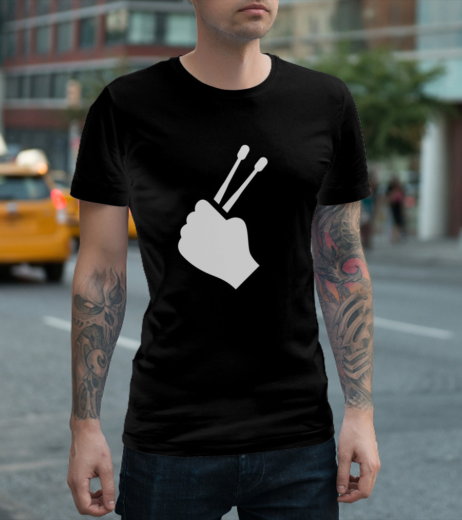 Drumsticks Drummer Fist T-Shirt