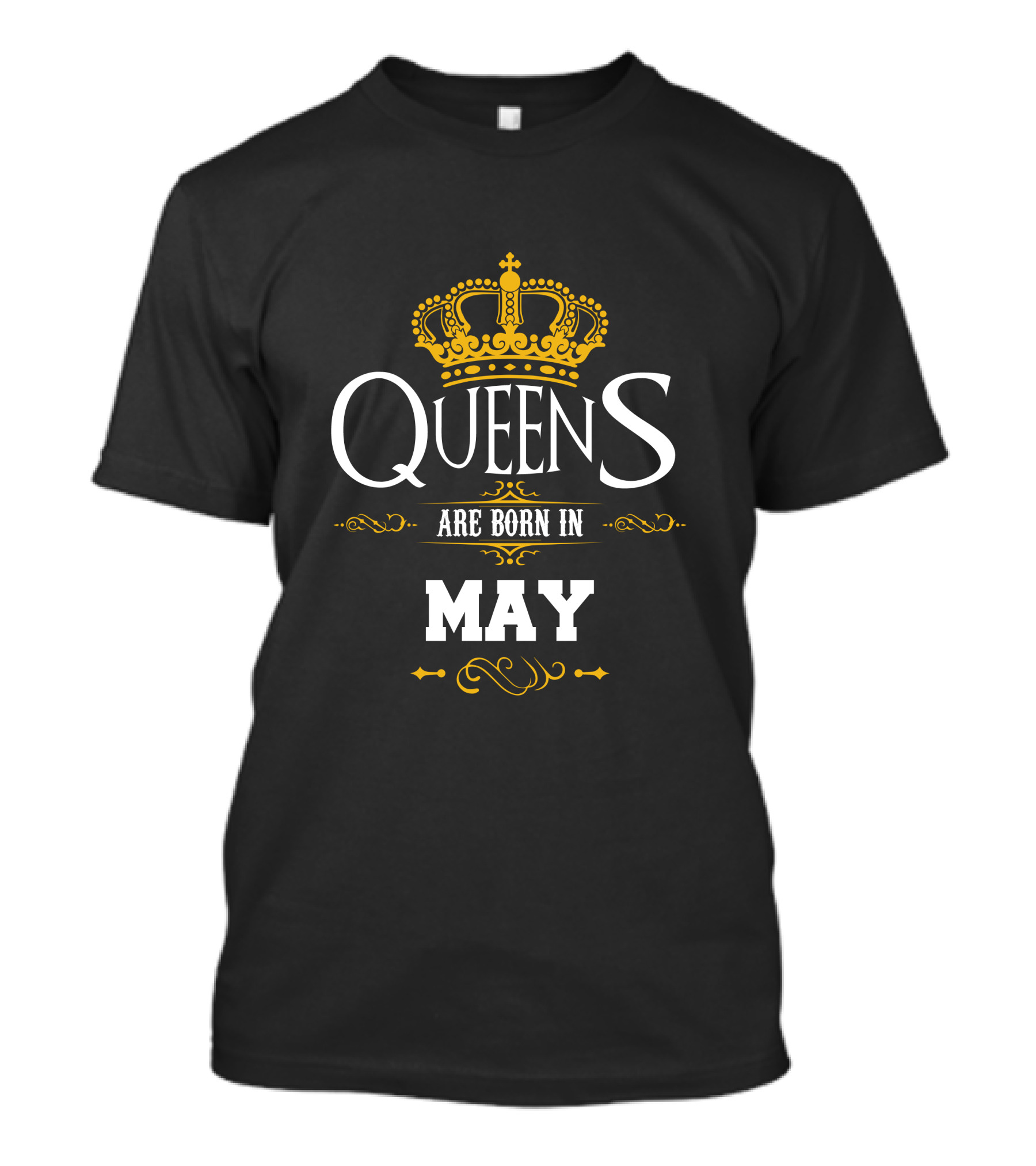 Queens Are Born In May Crown T-Shirt