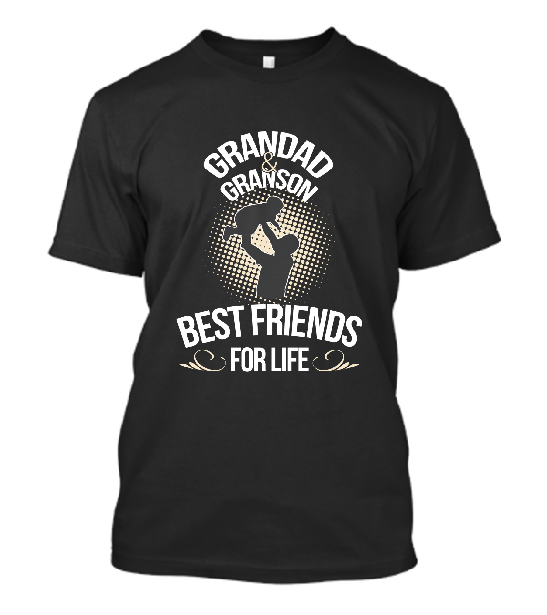 Grandad And Granson Best Friends For Life Retro T-Shirt