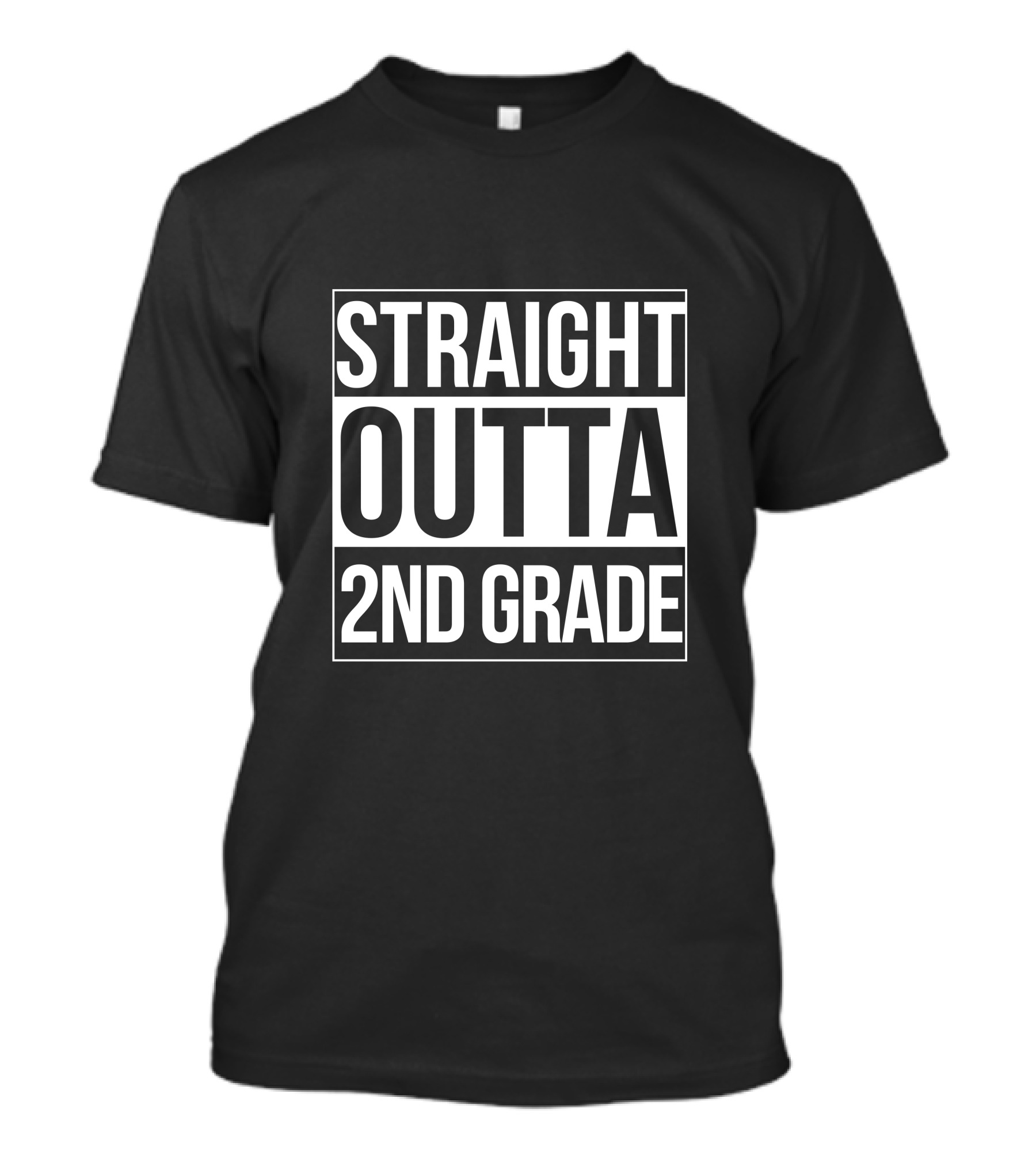 Straight Outta 2nd Grade Graduation T-Shirt